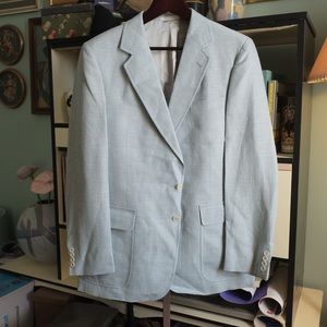 Bret Lawrence light blue blazer